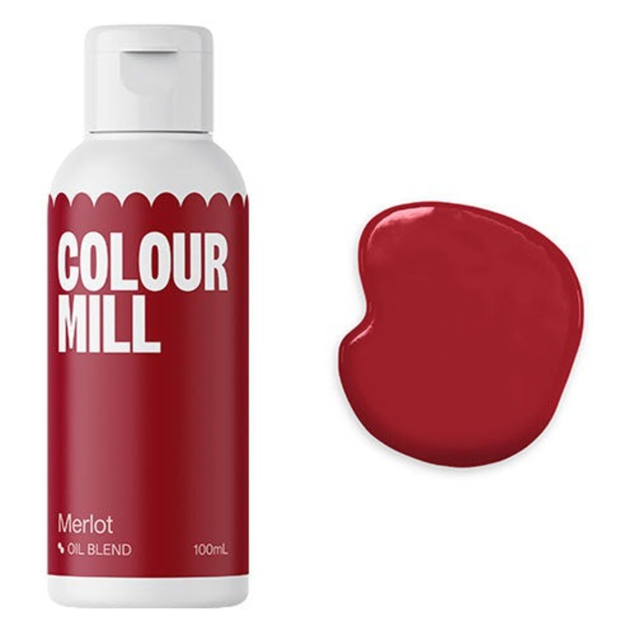 Merlot Red Oil Based Food Coloring 100ml for Cake Decorating Vegan Halal Certified